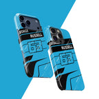George Russell 2025 F1 Helmet Livery Phone Case ?¡ìC Racing Number 63 Edition
