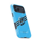 George Russell 2025 Helmet Phone Case ?¡ìC Light Blue Tribute for iPhone (Mercedes Edition)