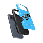 George Russell 2025 Helmet Phone Case ?¡ìC Light Blue Tribute for iPhone (Mercedes Edition)