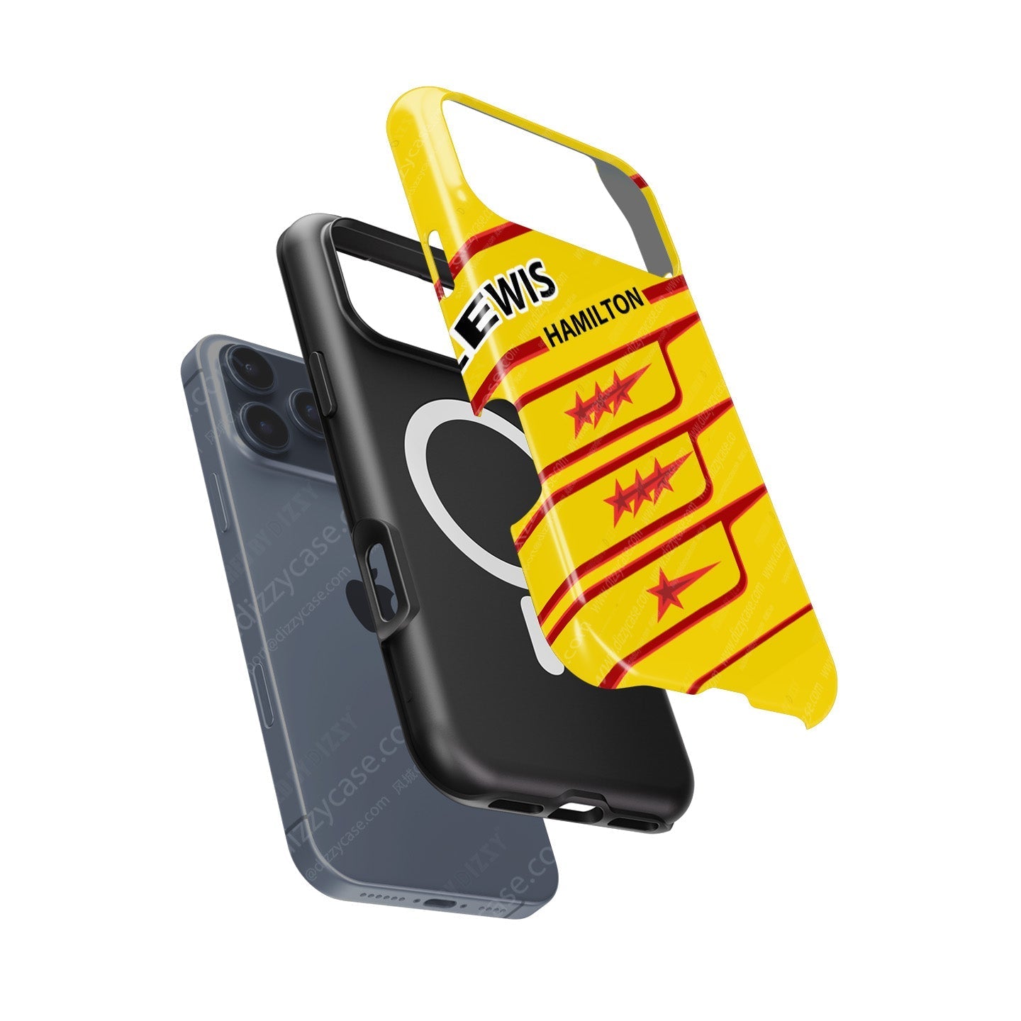 Lewis Hamilton 2025 Ferrari Helmet Livery Phone Case ?¡ìC LH44 First Ferrari Season Edition