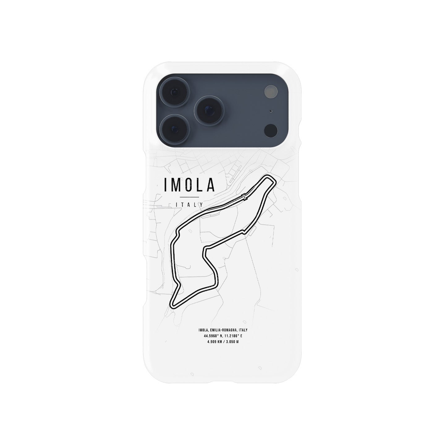 Imola F1 Track Map Grand Prix - iPhone Case