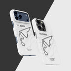 Yas Marina F1 Track Map iPhone Case