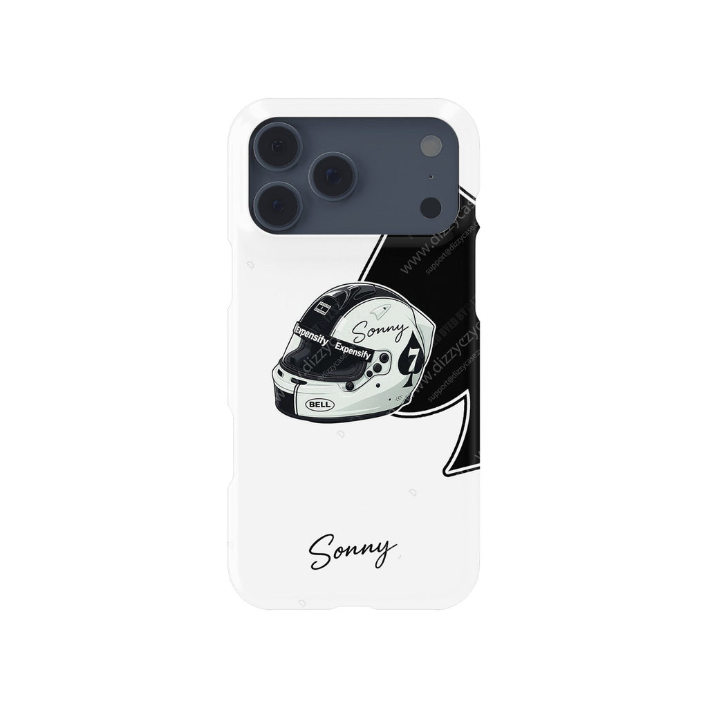 Sonny Hayes ???F1: The Movie??¨¤ Helmet Edition Phone Case ?¡ìC Tribute Design for iPhone