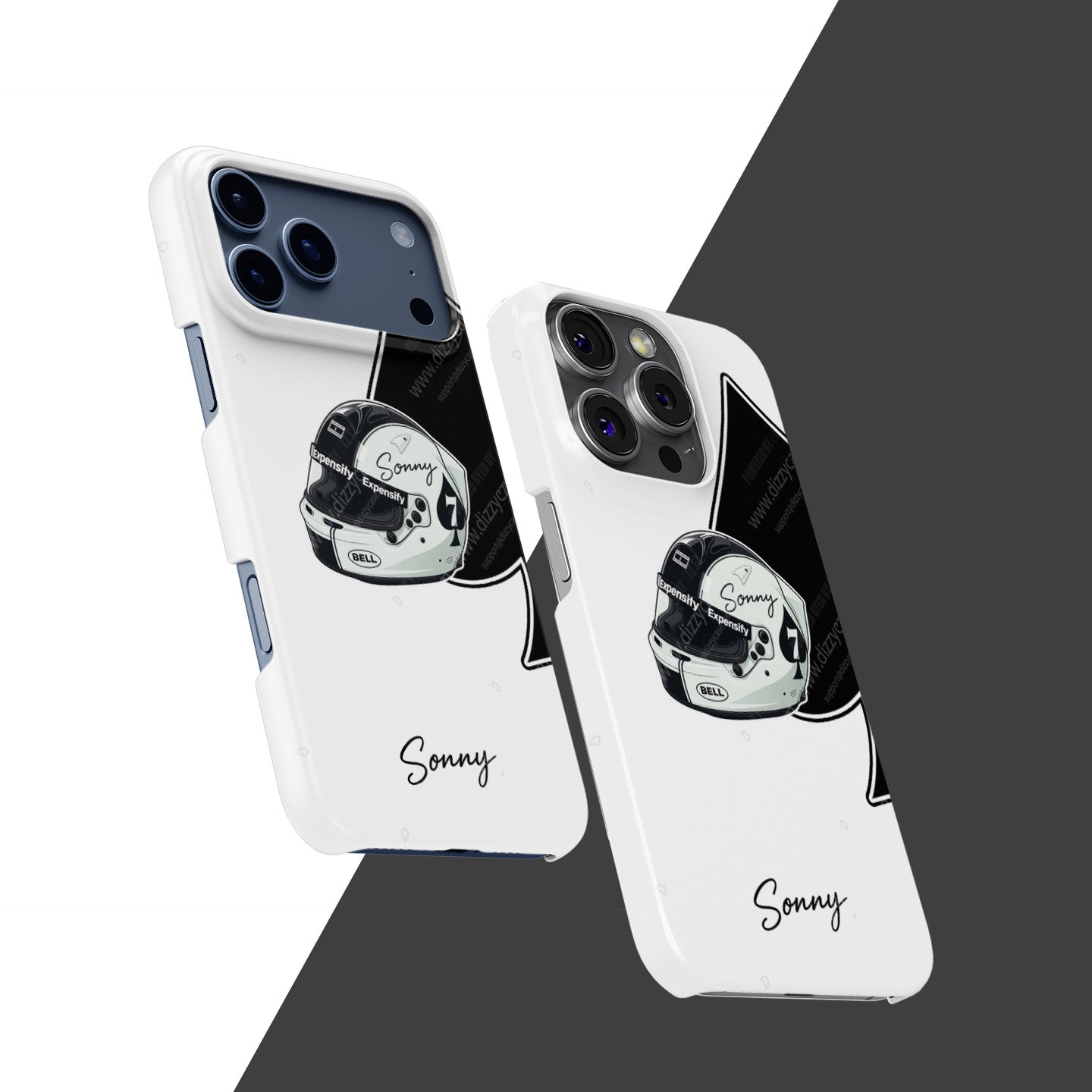 Sonny Hayes ???F1: The Movie??¨¤ Helmet Edition Phone Case ?¡ìC Tribute Design for iPhone