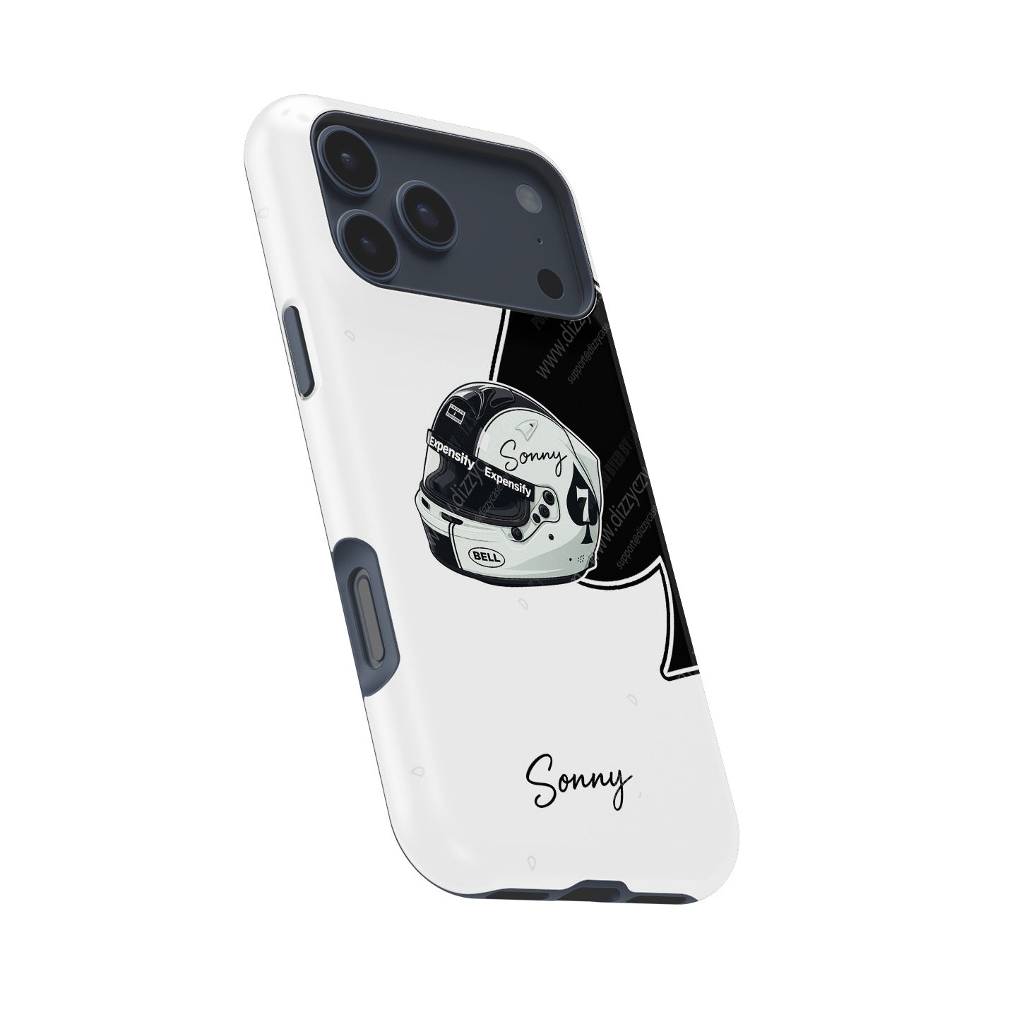 Sonny Hayes ???F1: The Movie??¨¤ Helmet Edition Phone Case ?¡ìC Tribute Design for iPhone