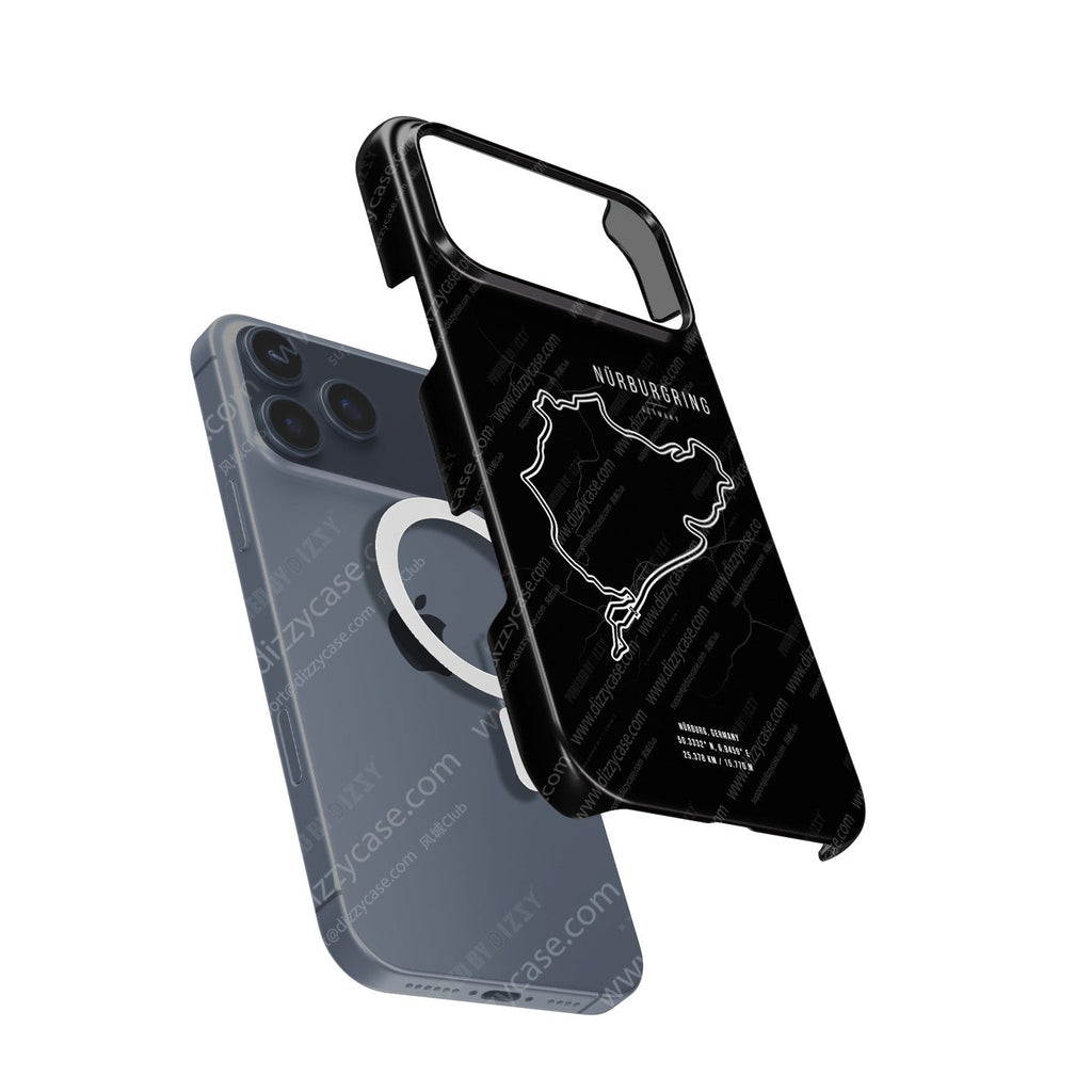 Nurburgring F1 Track Map iPhone Case