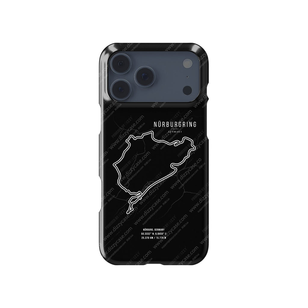 Nurburgring F1 Track Map iPhone Case
