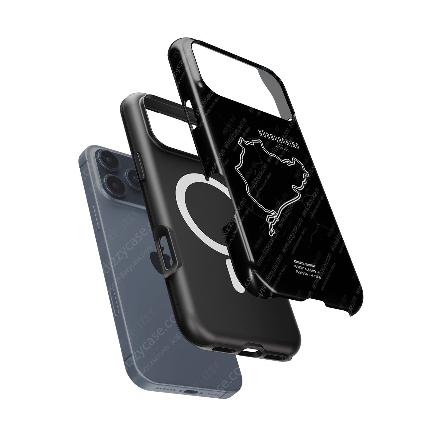 Nurburgring F1 Track Map iPhone Case
