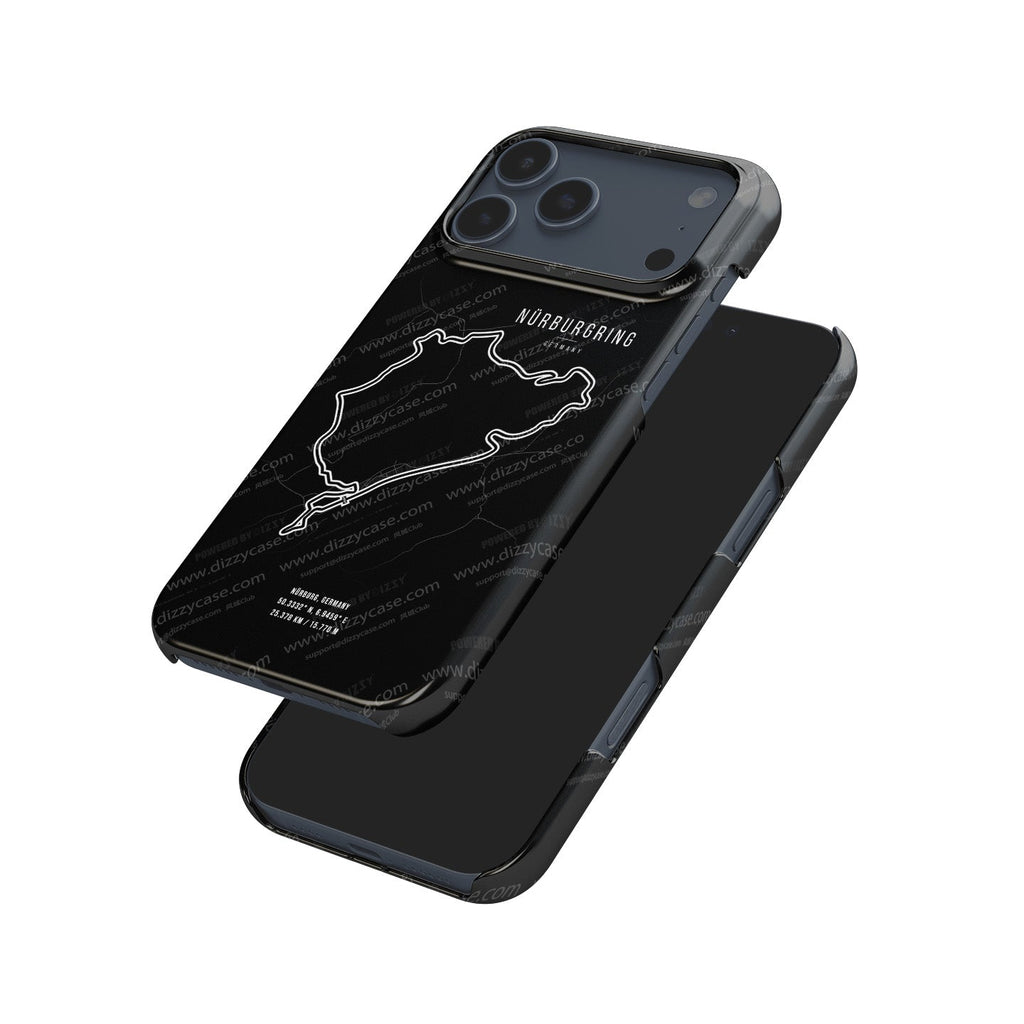 Nurburgring F1 Track Map iPhone Case