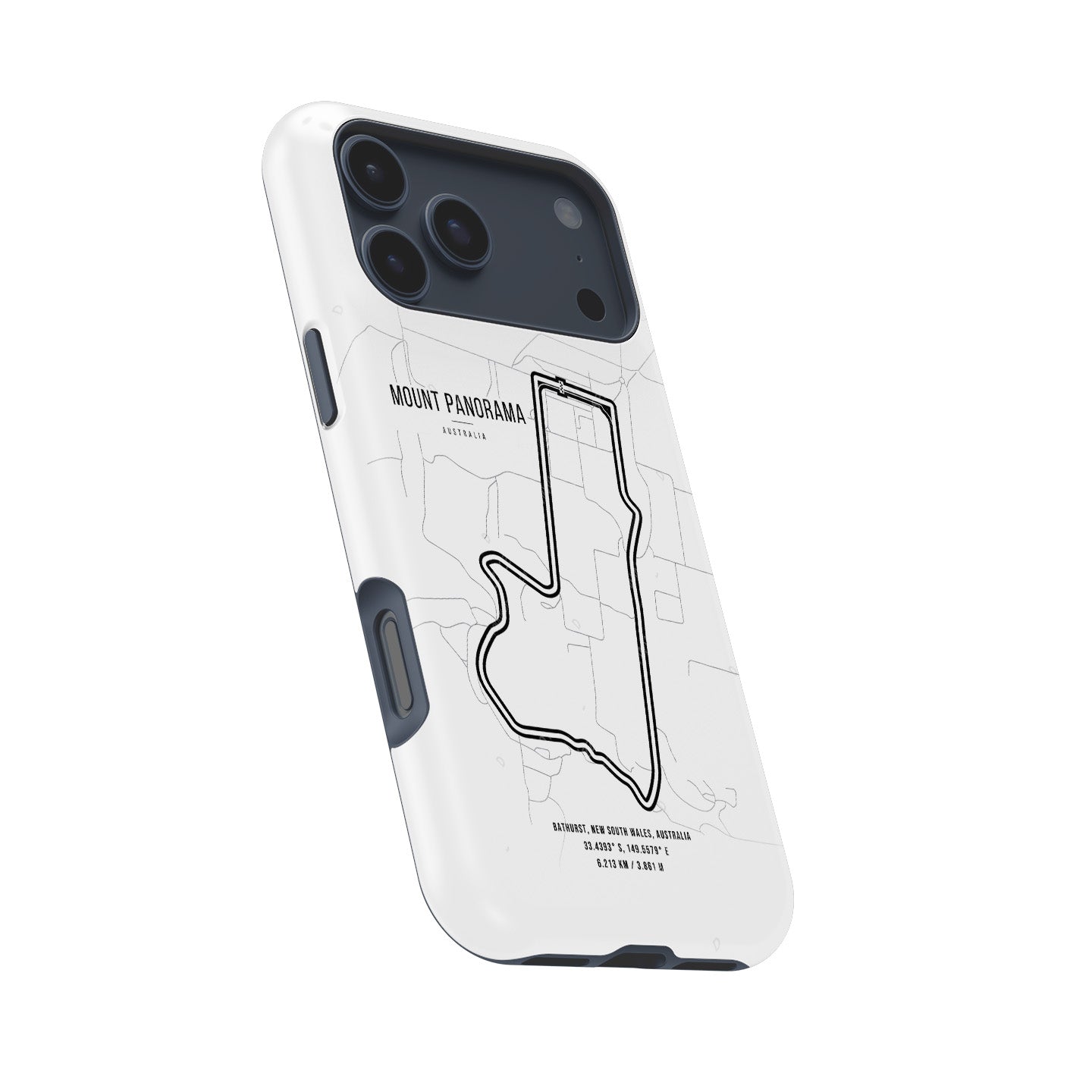 Mount Panorama F1 Track Map iPhone Case