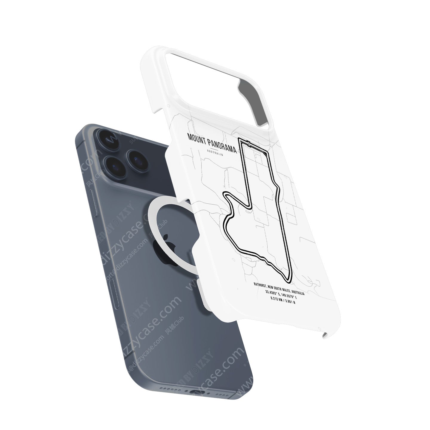 Mount Panorama F1 Track Map iPhone Case