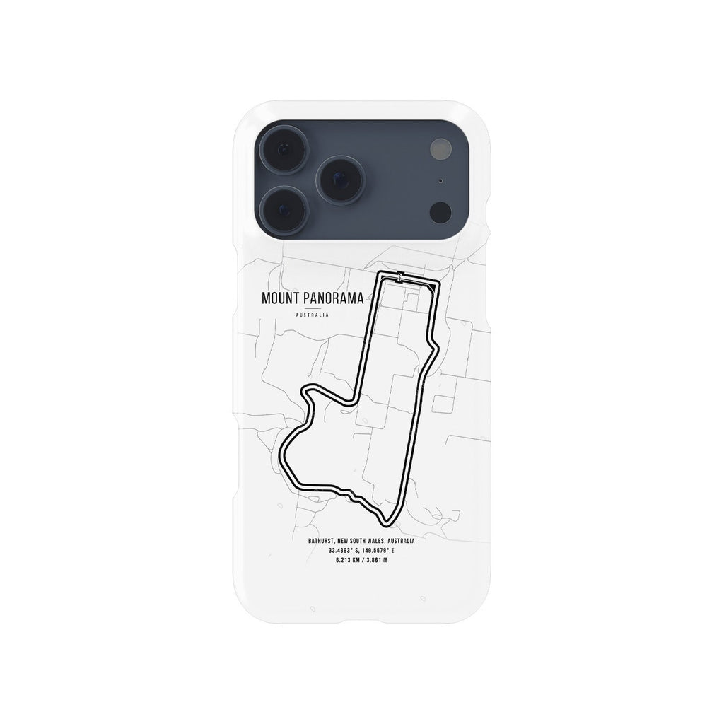 Mount Panorama F1 Track Map iPhone Case