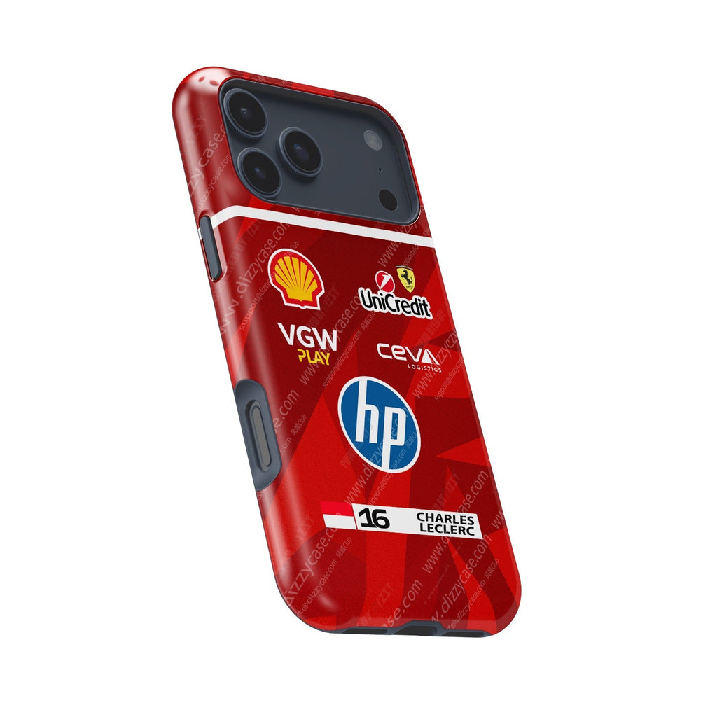 Charles Leclerc #16 Las Vegas 2025 Livery - iPhone Case