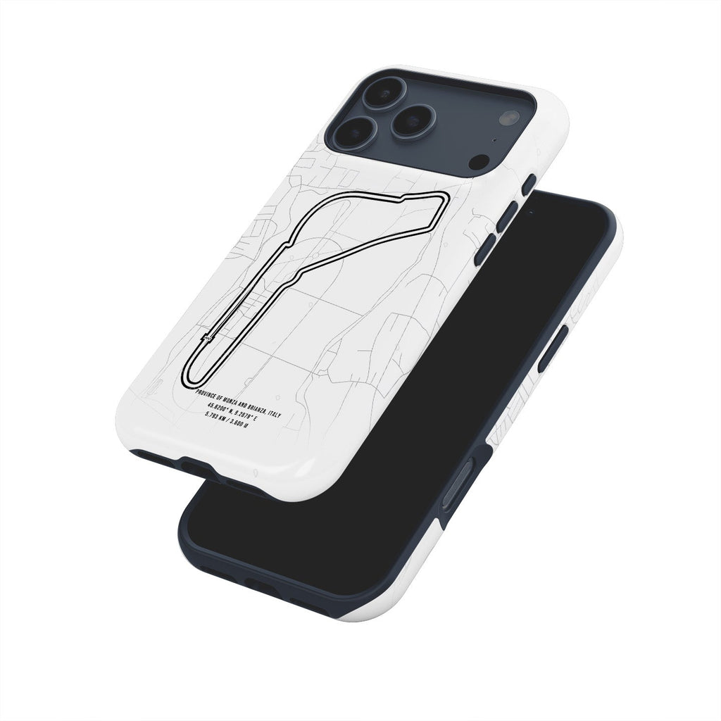 Monza Track Map iPhone Case ?¡ìC Temple of Speed Edition