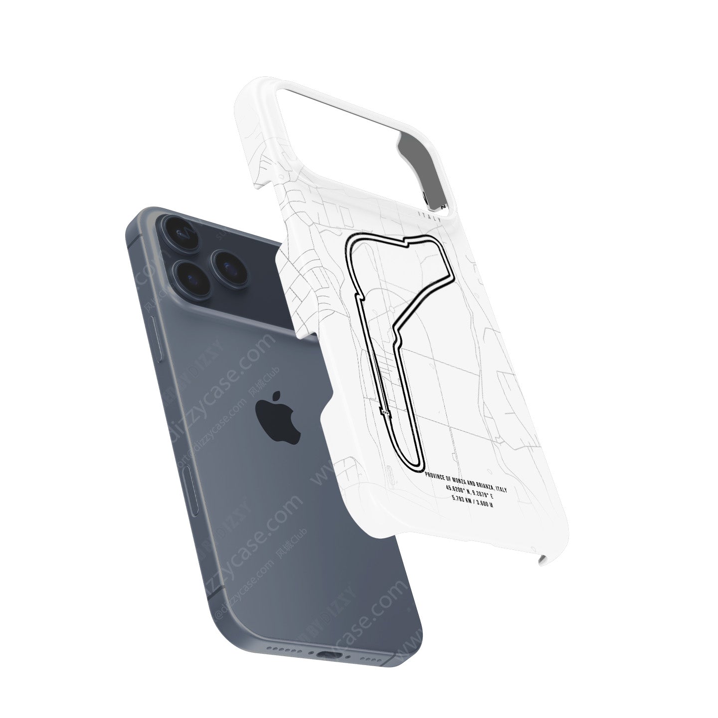 Monza Track Map iPhone Case ?¡ìC Temple of Speed Edition