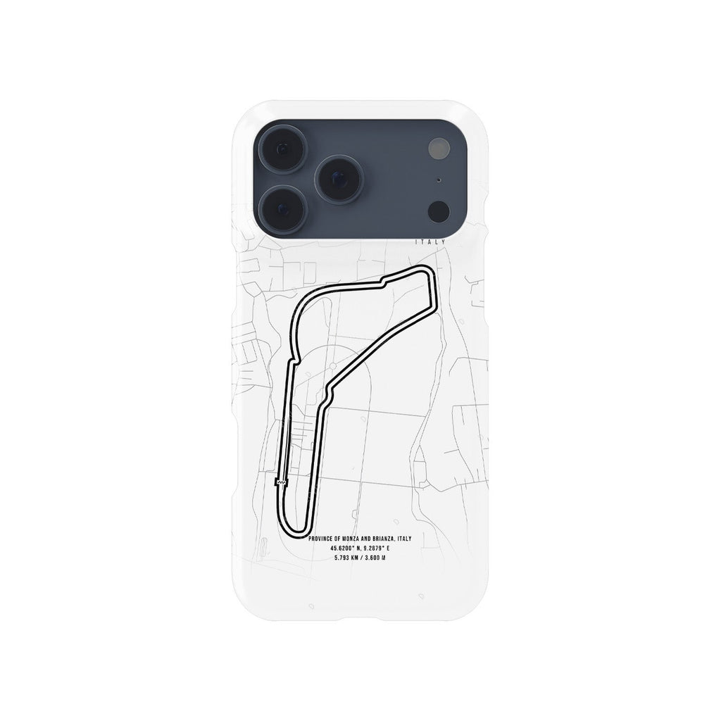 Monza Track Map iPhone Case ?¡ìC Temple of Speed Edition