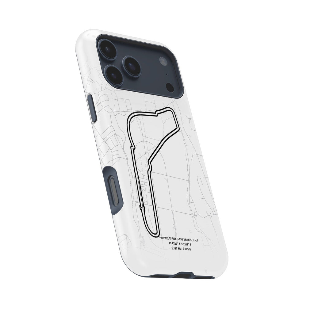Monza Track Map iPhone Case ?¡ìC Temple of Speed Edition