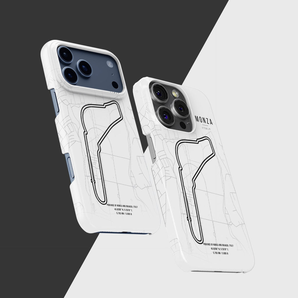 Monza Track Map iPhone Case ?¡ìC Temple of Speed Edition