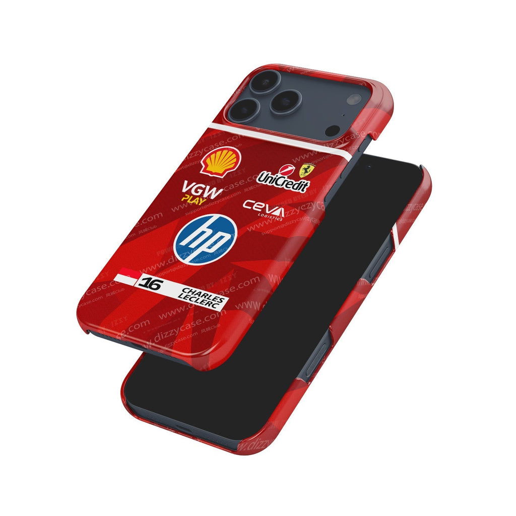 Charles Leclerc #16 Las Vegas 2025 Livery - iPhone Case