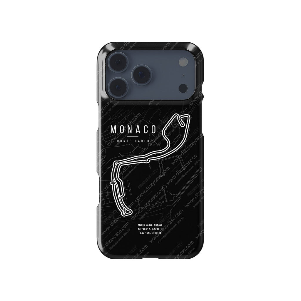 Monaco F1 Track Grand Prix - iPhone Case