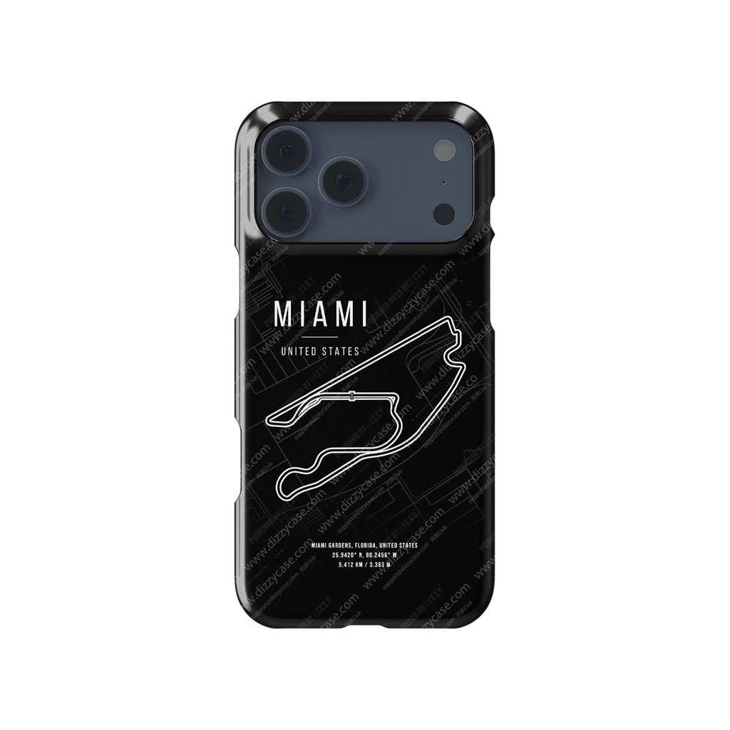 Miami F1 Track Grand Prix - iPhone Case