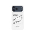 Miami F1 iPhone Case ?¡ìC Track Map of the Vibrant Grand Prix