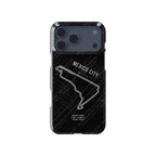 Mexico City F1 Track Map Grand Prix - iPhone Case