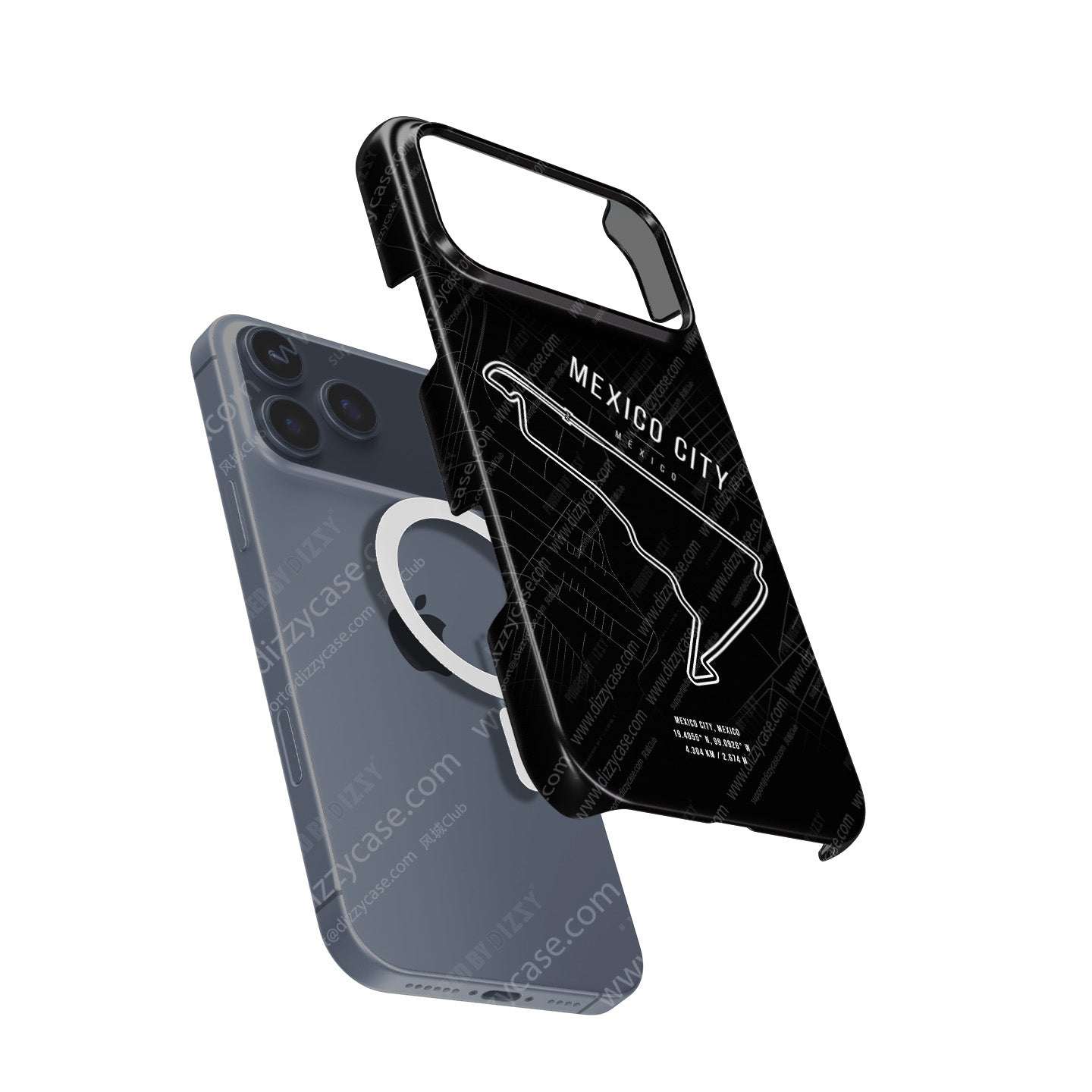 Mexico City F1 Track Map Grand Prix - iPhone Case