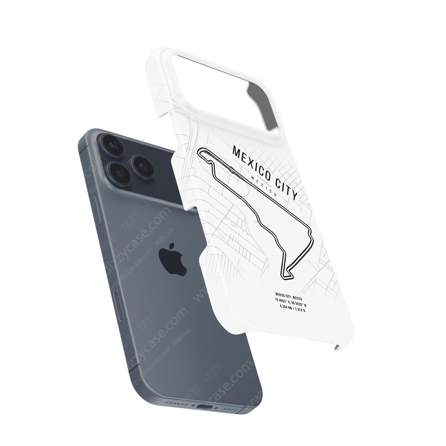 Mexico City F1 Circuit iPhone Case ?¡ìC Iconic Map for Racing Fans