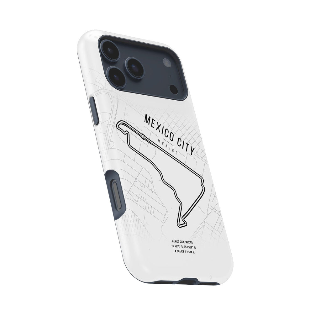 Mexico City F1 Circuit iPhone Case ?¡ìC Iconic Map for Racing Fans