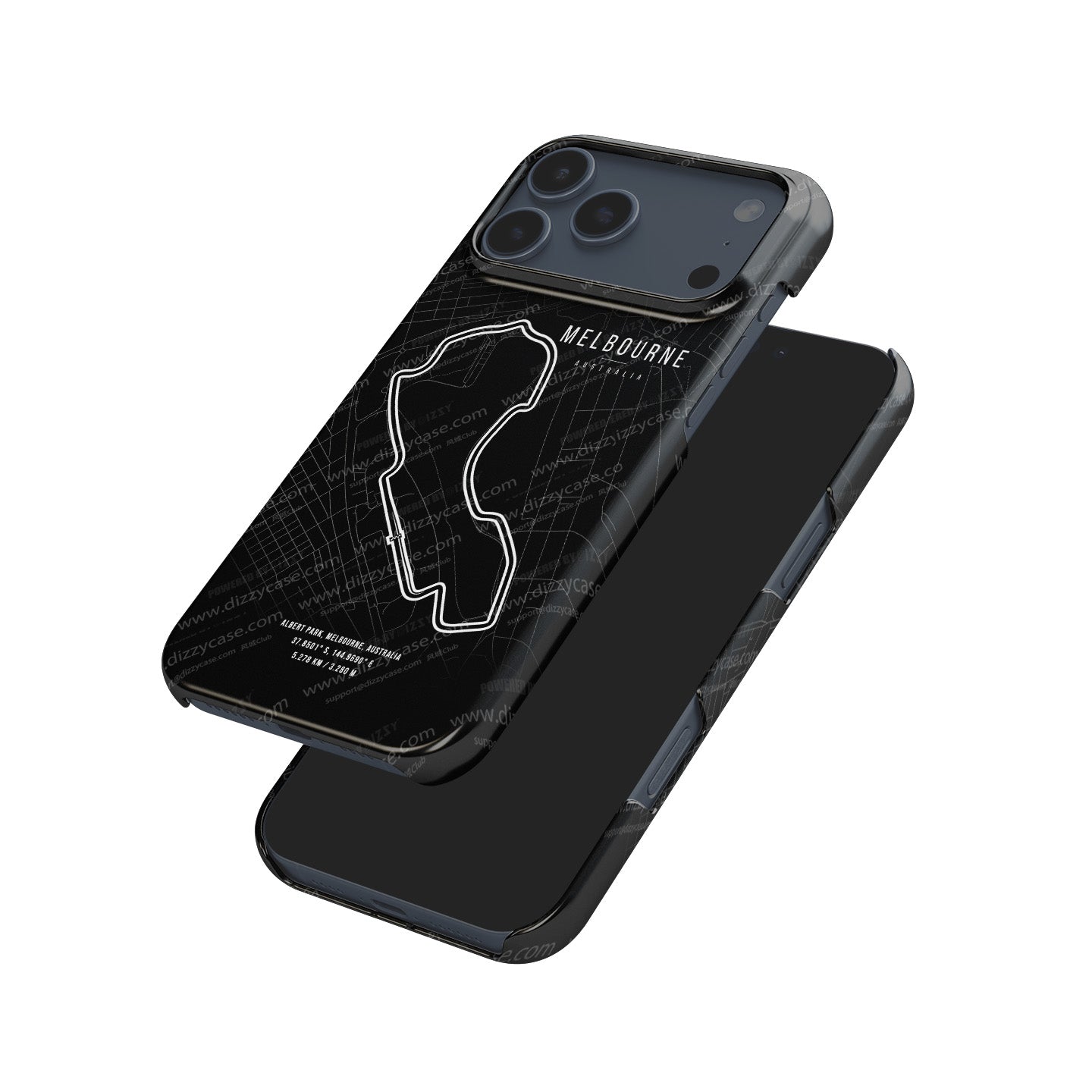 Melbourne F1 Track Map Grand Prix - iPhone Case
