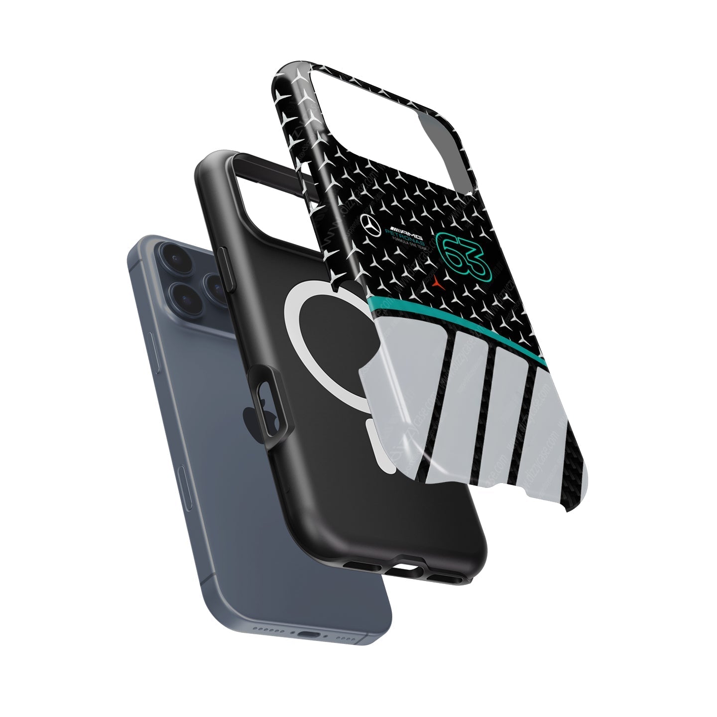 George Russell #63 Mercedes F1 W17 2026 Livery - iPhone Case
