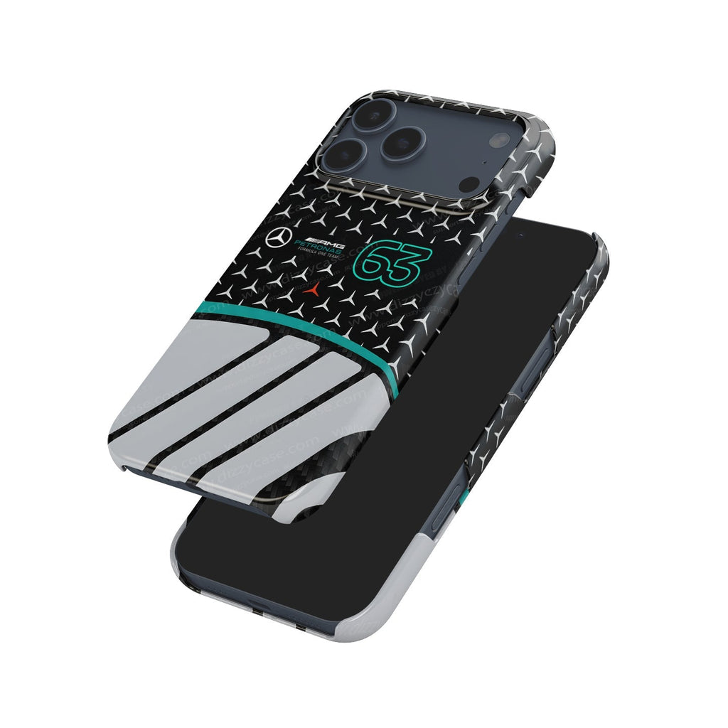 George Russell #63 Mercedes F1 W17 2026 Livery - iPhone Case