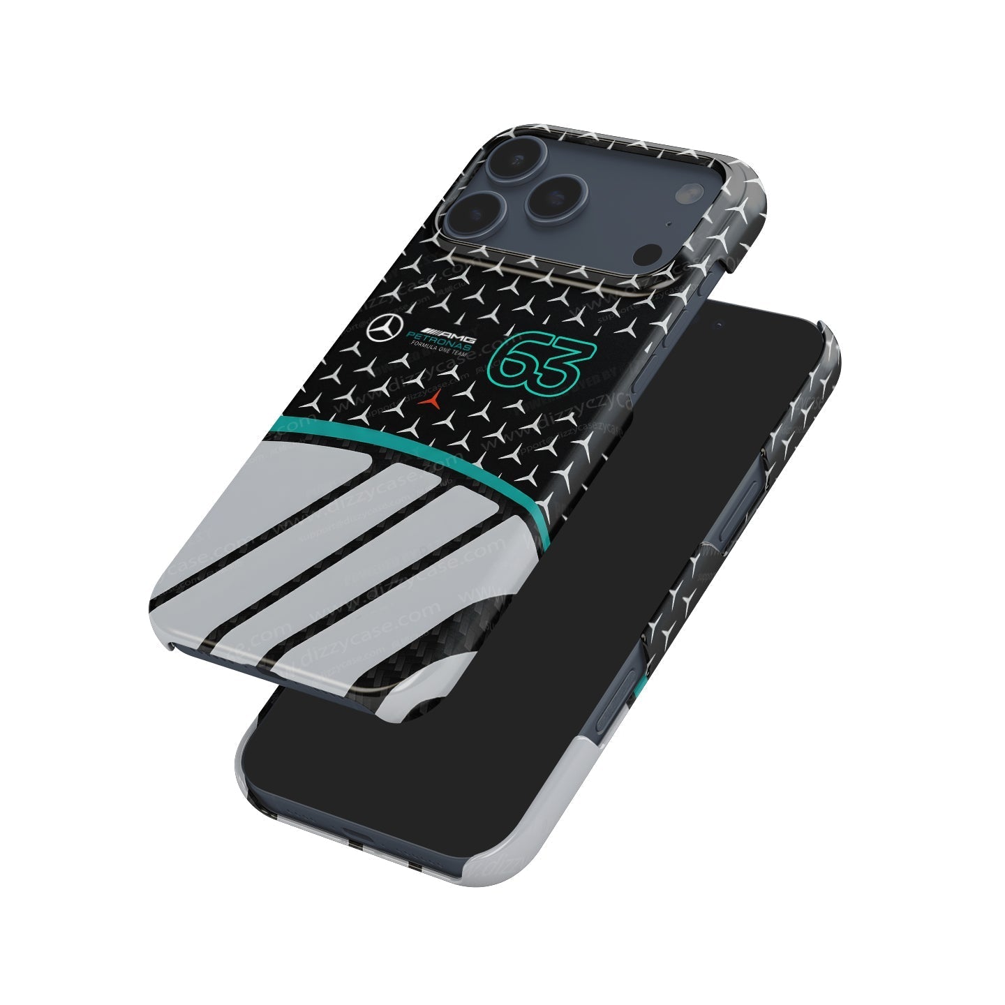 George Russell #63 Mercedes F1 W17 2026 Livery - iPhone Case