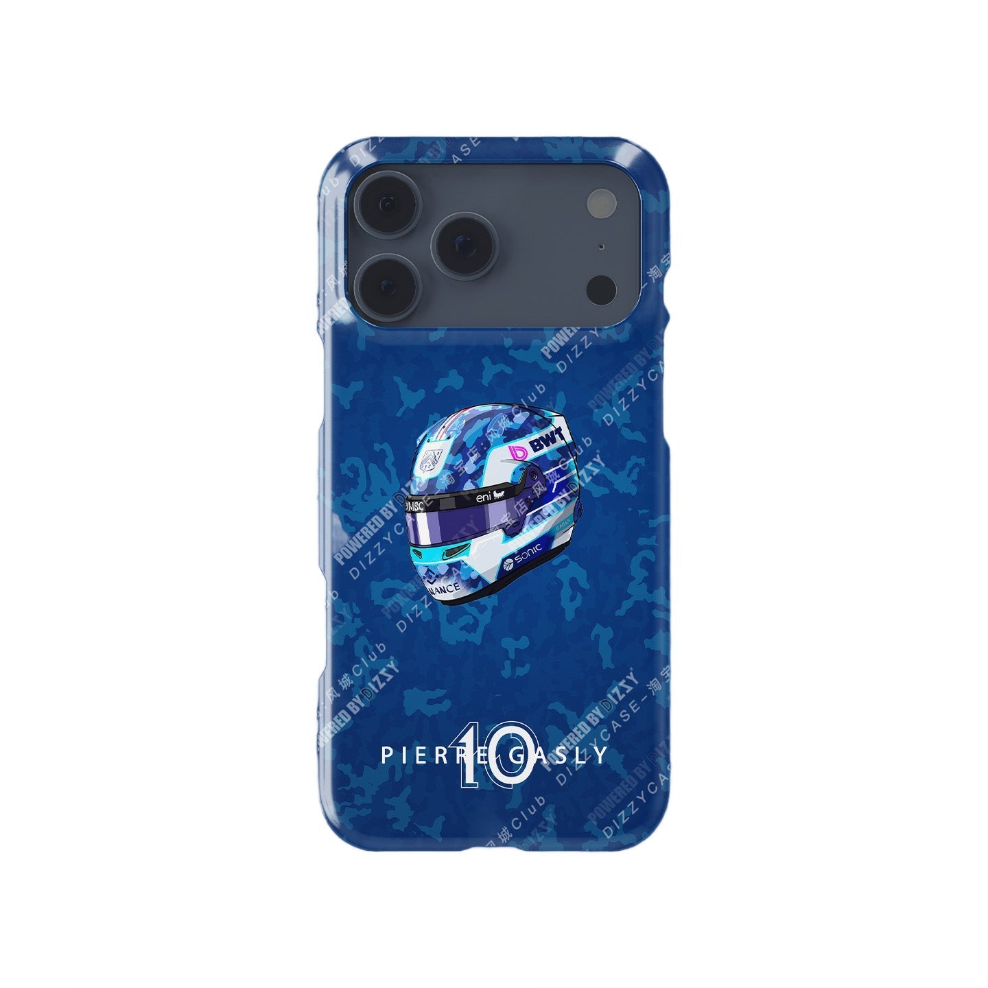 Pierre Gasly 2025 Helmet Phone Case ?¡ìC French Heritage Edition for iPhone (Alpine Edition)
