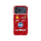Leclerc Ferrari Parody Race Suit Phone Case ?¡ìC Satirical ???HELP??¨¤ Edition (for iPhone)