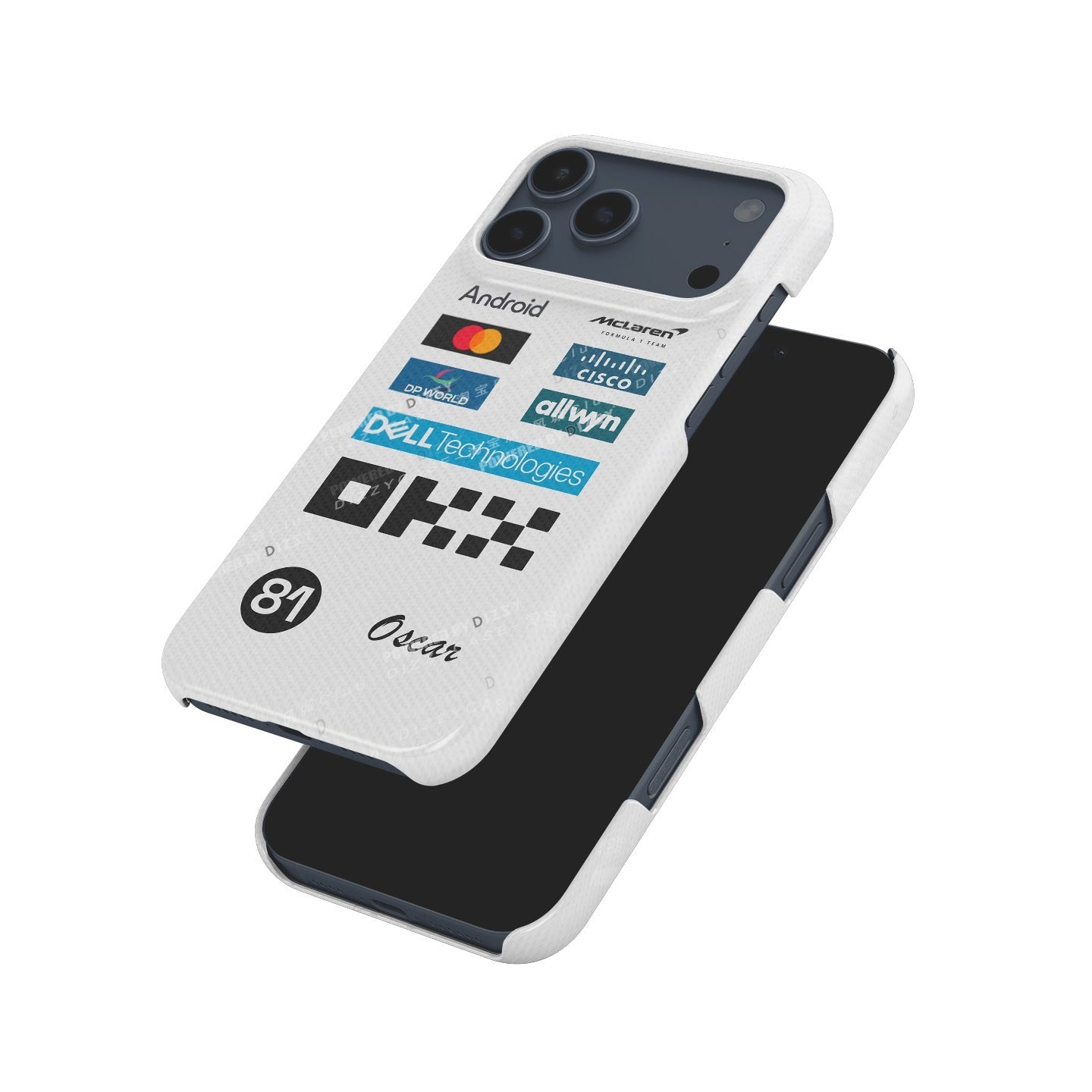 Oscar Piastri 2025 Monaco GP Phone Case ?¡ìC McLaren White Race Suit Edition (For iPhone)