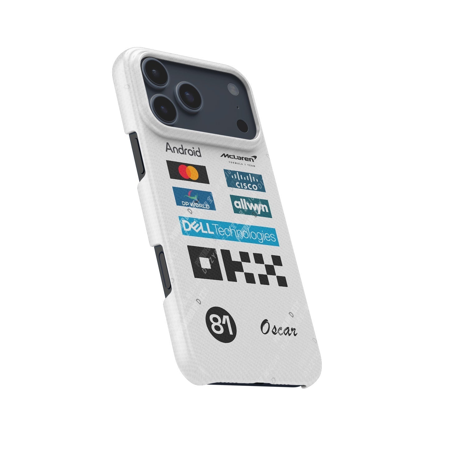 Oscar Piastri 2025 Monaco GP Phone Case ?¡ìC McLaren White Race Suit Edition (For iPhone)