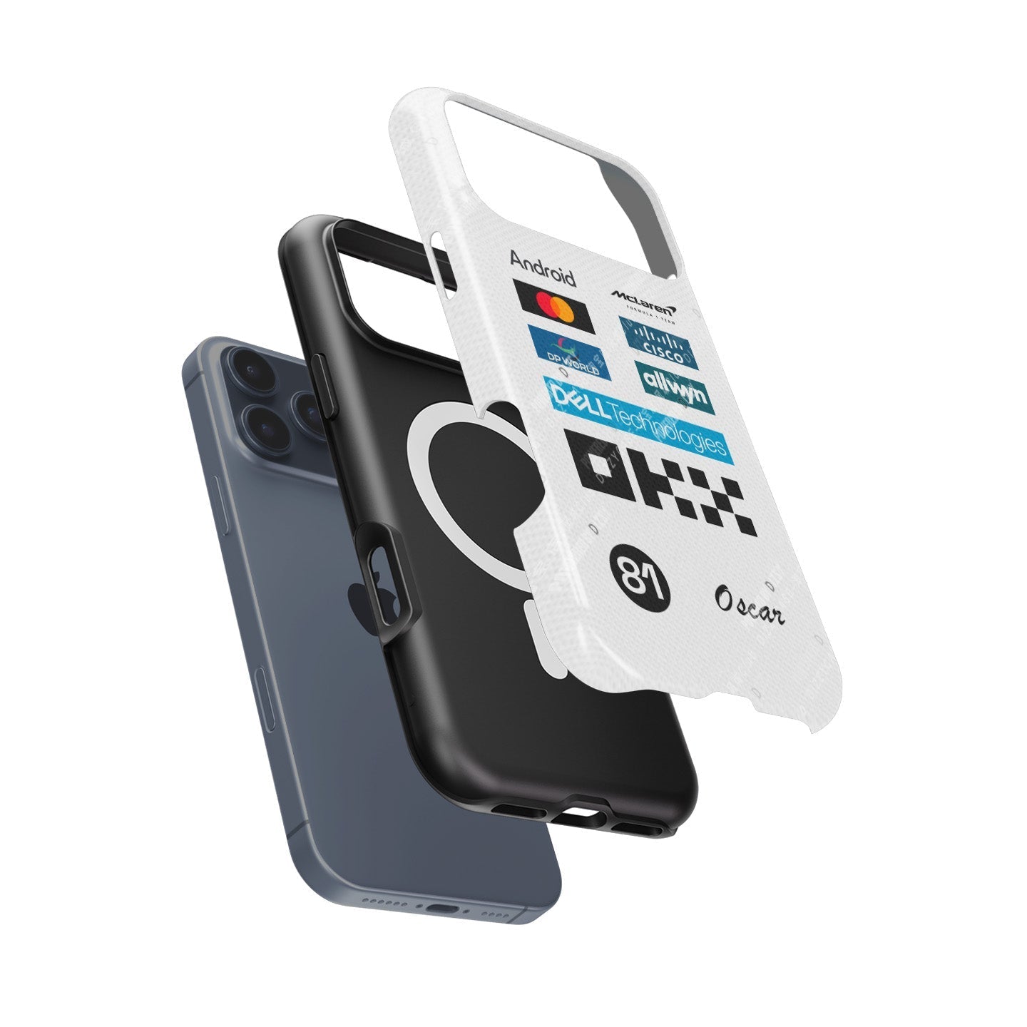 Oscar Piastri 2025 Monaco GP Phone Case ?¡ìC McLaren White Race Suit Edition (For iPhone)