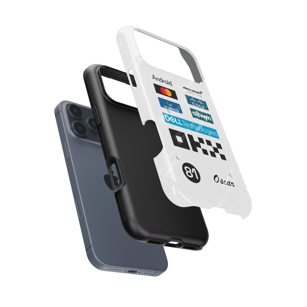 Oscar Piastri 2025 Monaco GP Phone Case ?¡ìC McLaren White Race Suit Edition (For iPhone)