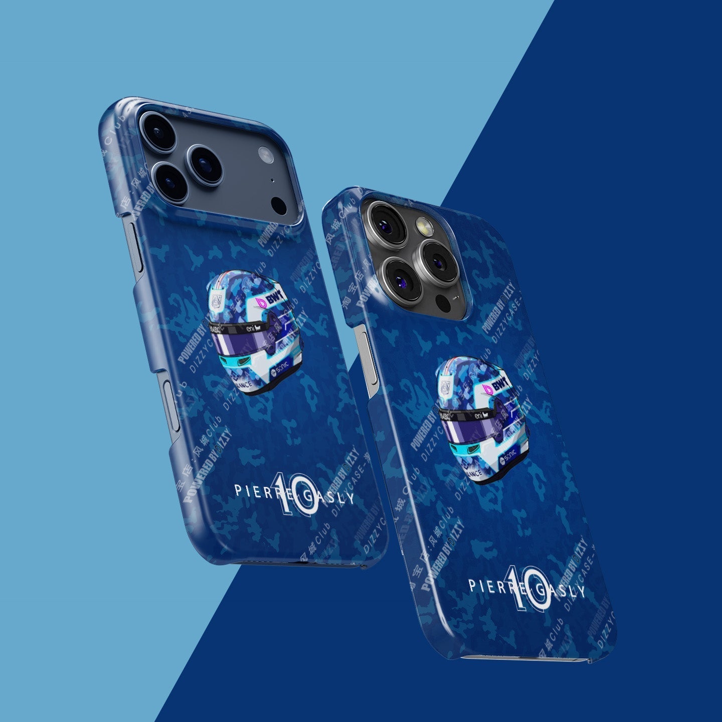 Pierre Gasly 2025 Helmet Phone Case ?¡ìC French Heritage Edition for iPhone (Alpine Edition)