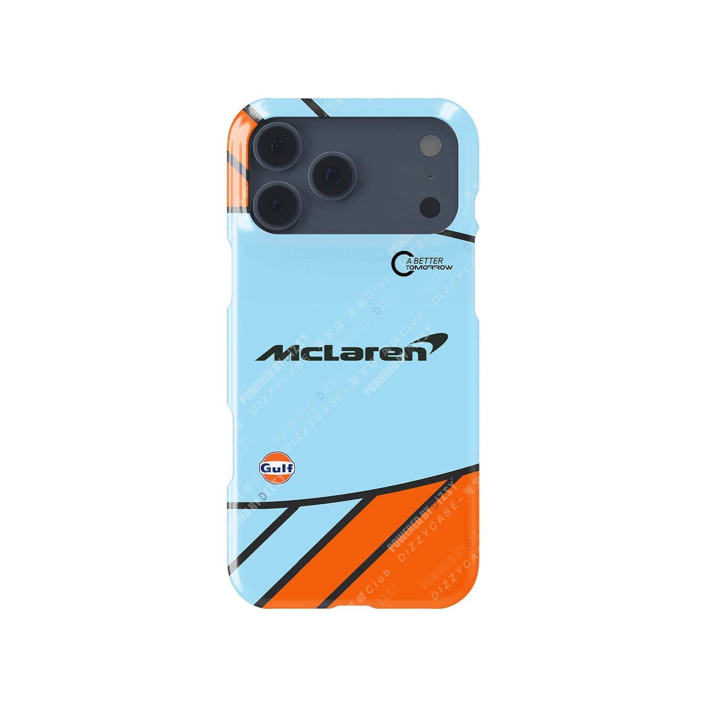 McLaren MCL35M Gulf Livery Monaco 2021 Phone Case
