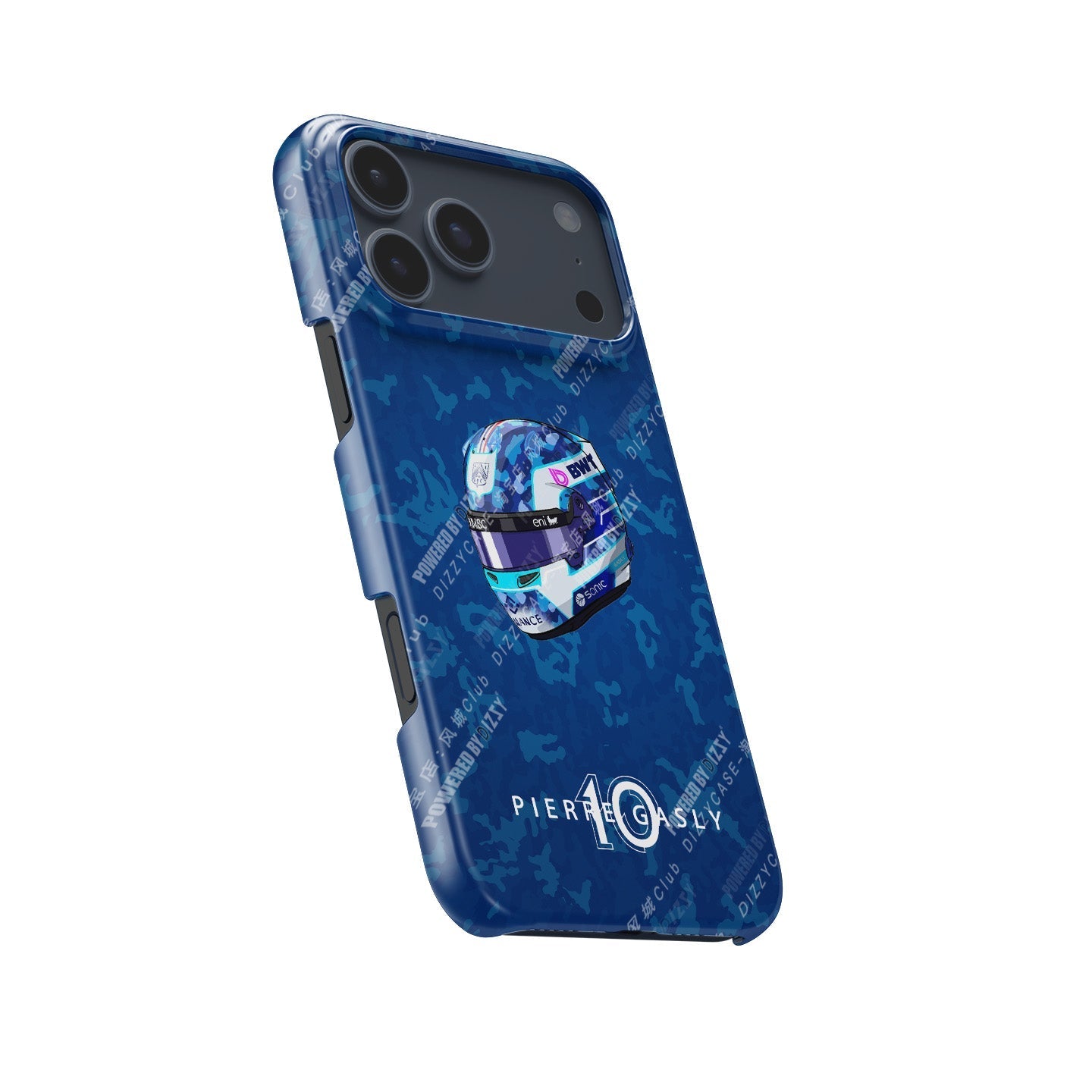 Pierre Gasly 2025 Helmet Phone Case ?¡ìC French Heritage Edition for iPhone (Alpine Edition)