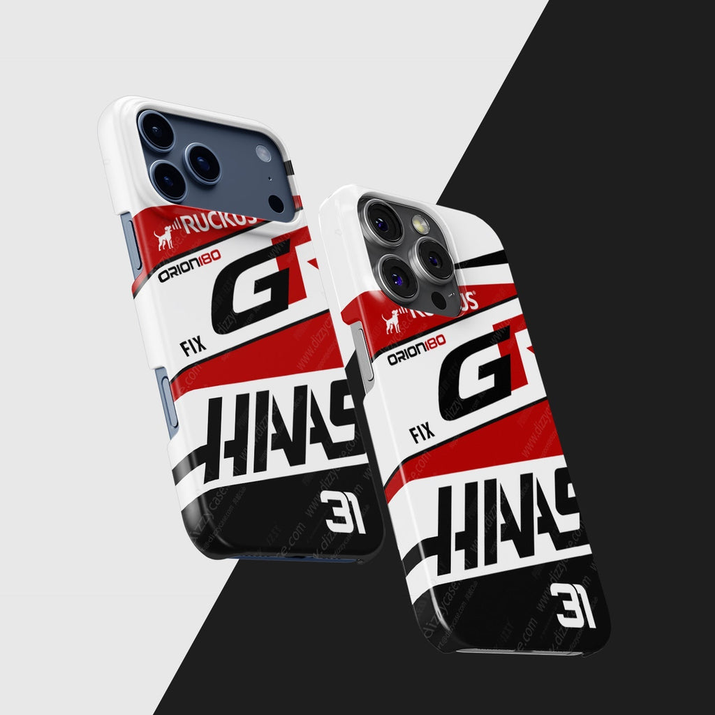 Esteban Ocon #31 Haas x Toyota GR 2026 Livery - iPhone Case