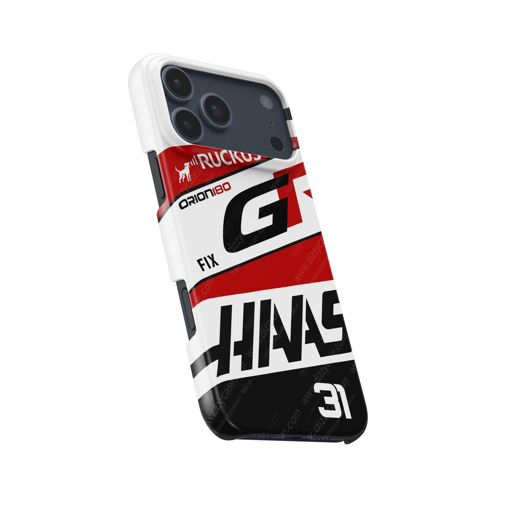Esteban Ocon #31 Haas x Toyota GR 2026 Livery - iPhone Case