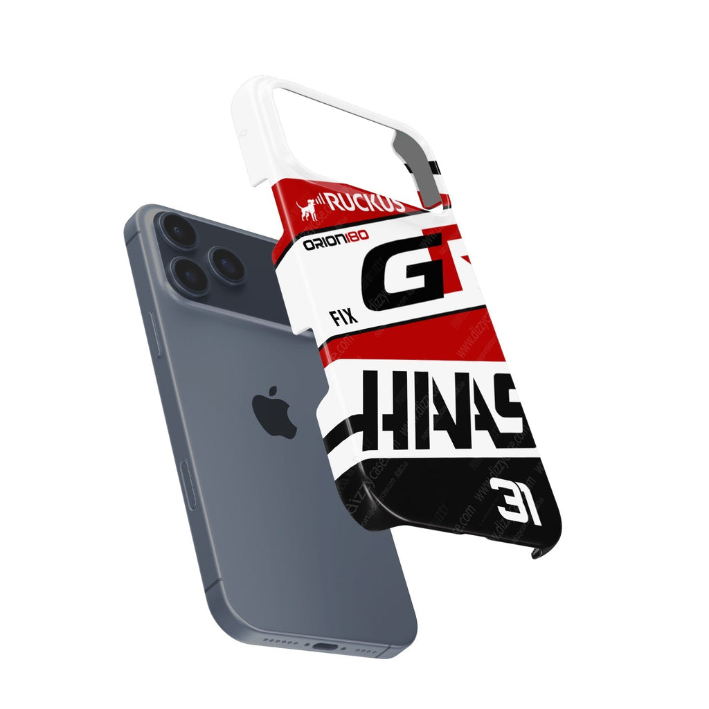 Esteban Ocon #31 Haas x Toyota GR 2026 Livery - iPhone Case