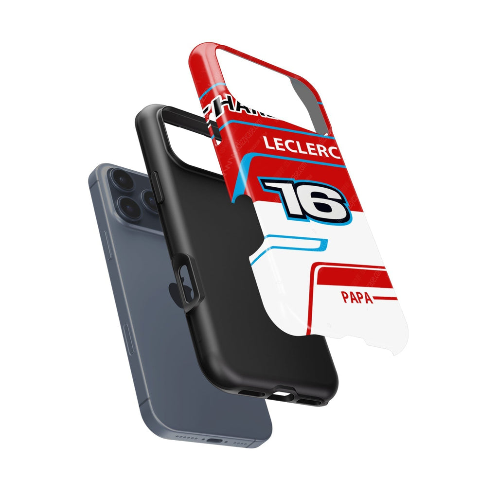 Charles Leclerc 2026 Helmet Livery - iPhone Case