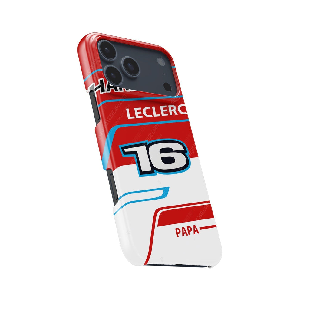Charles Leclerc 2026 Helmet Livery - iPhone Case