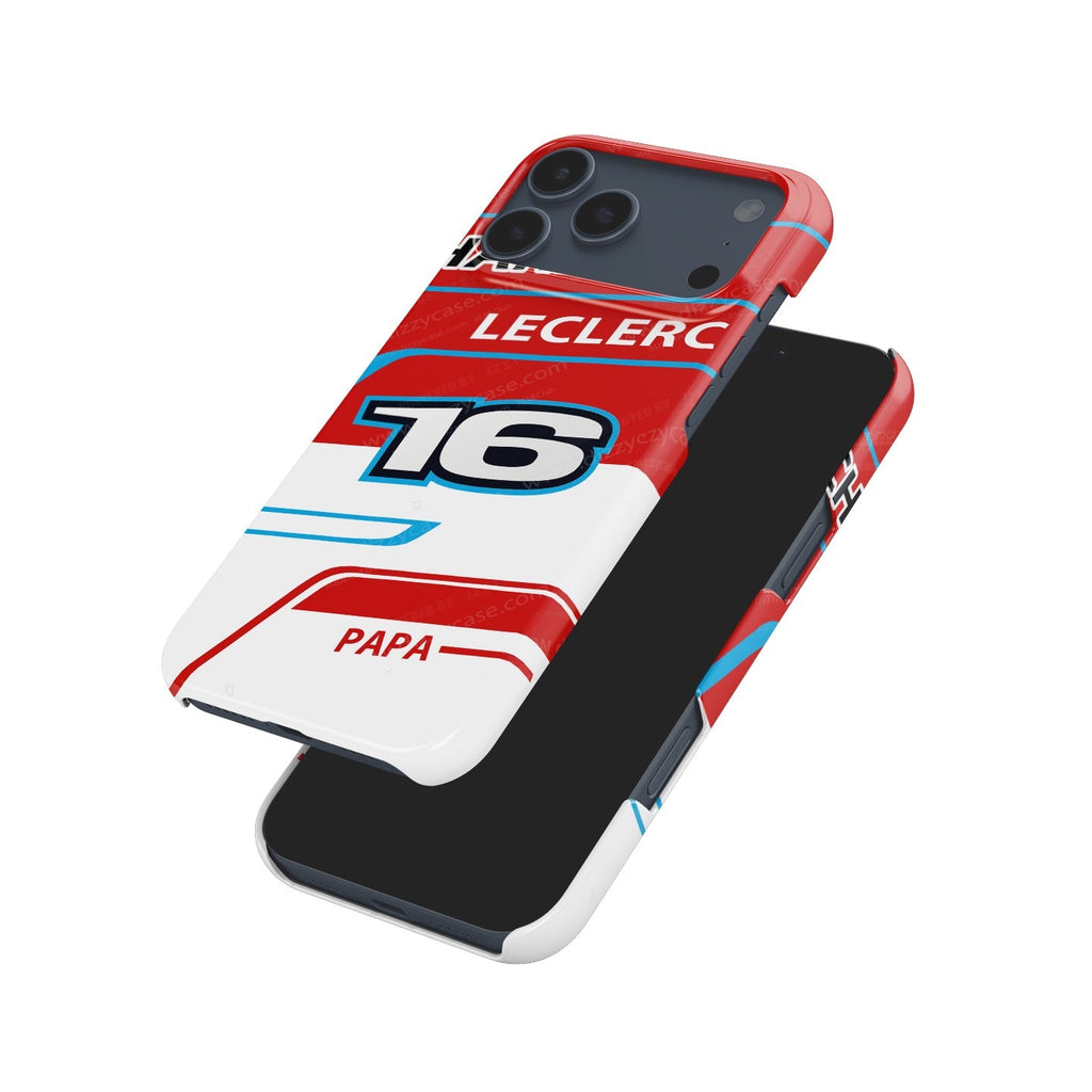 Charles Leclerc 2026 Helmet Livery - iPhone Case