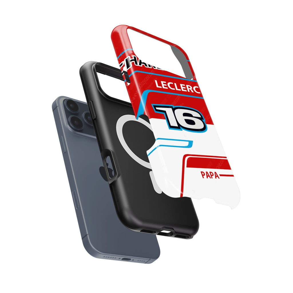 Charles Leclerc 2026 Helmet Livery - iPhone Case